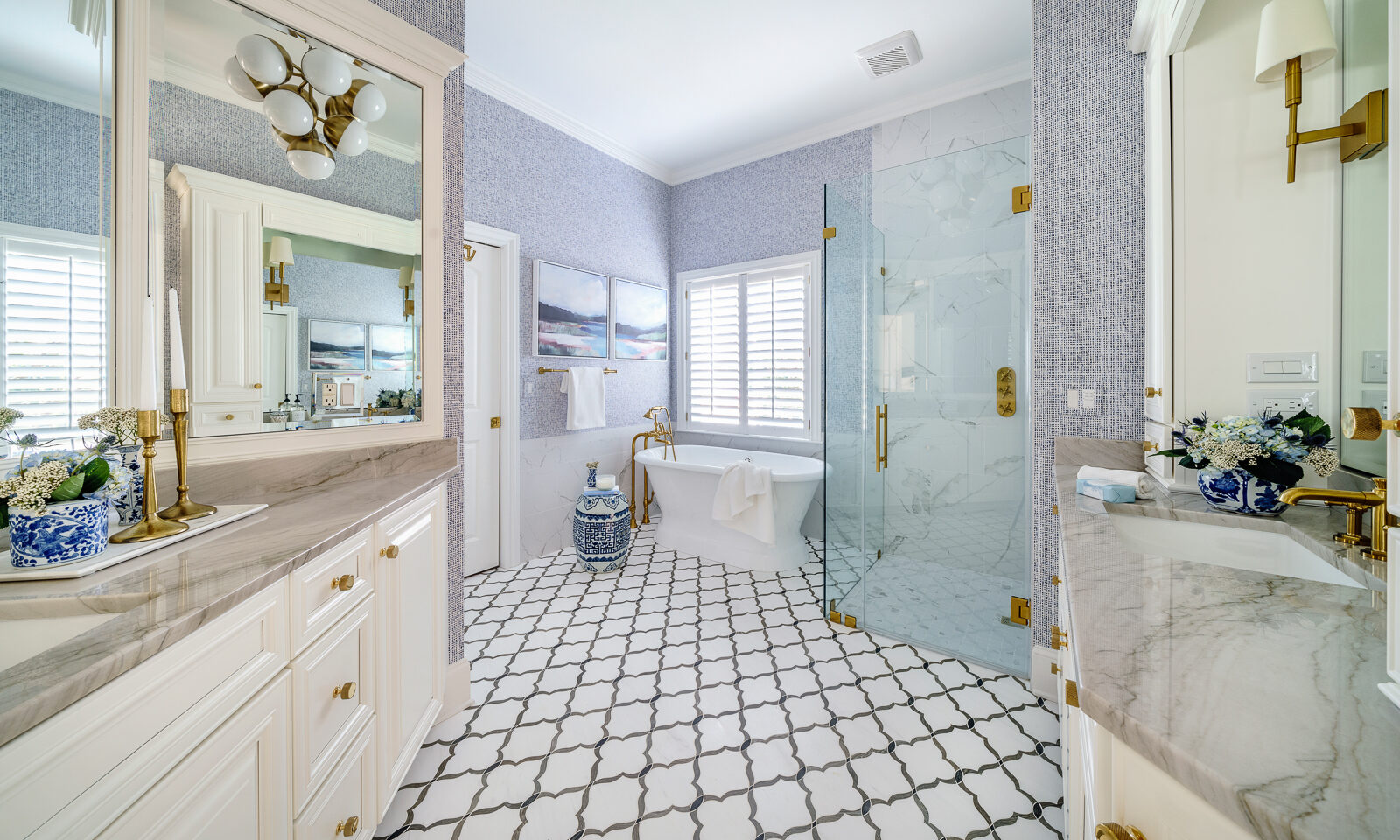 Bathroom renovation Winston Salem NC. Powder room Winston Salem