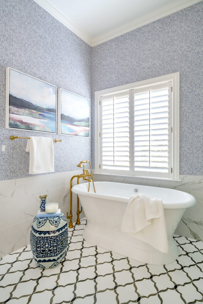 In this bathroom renovation Winston Salem, we transformed two bathroom spaces within the client’s home. First, the primary bathroom received a refresh.