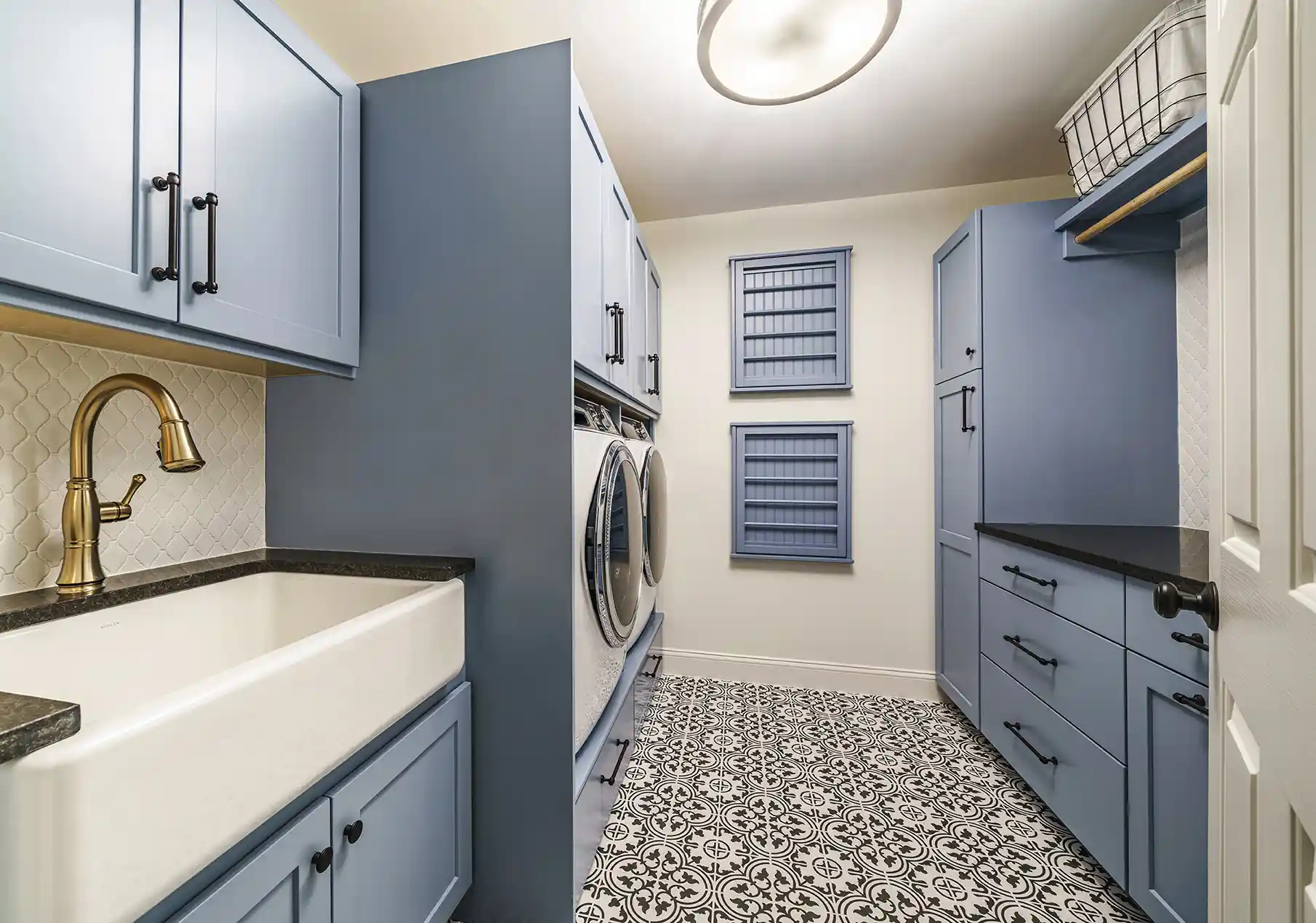 An example of Icon Custom Builders laundry room renovation and laundry room remodeling near me