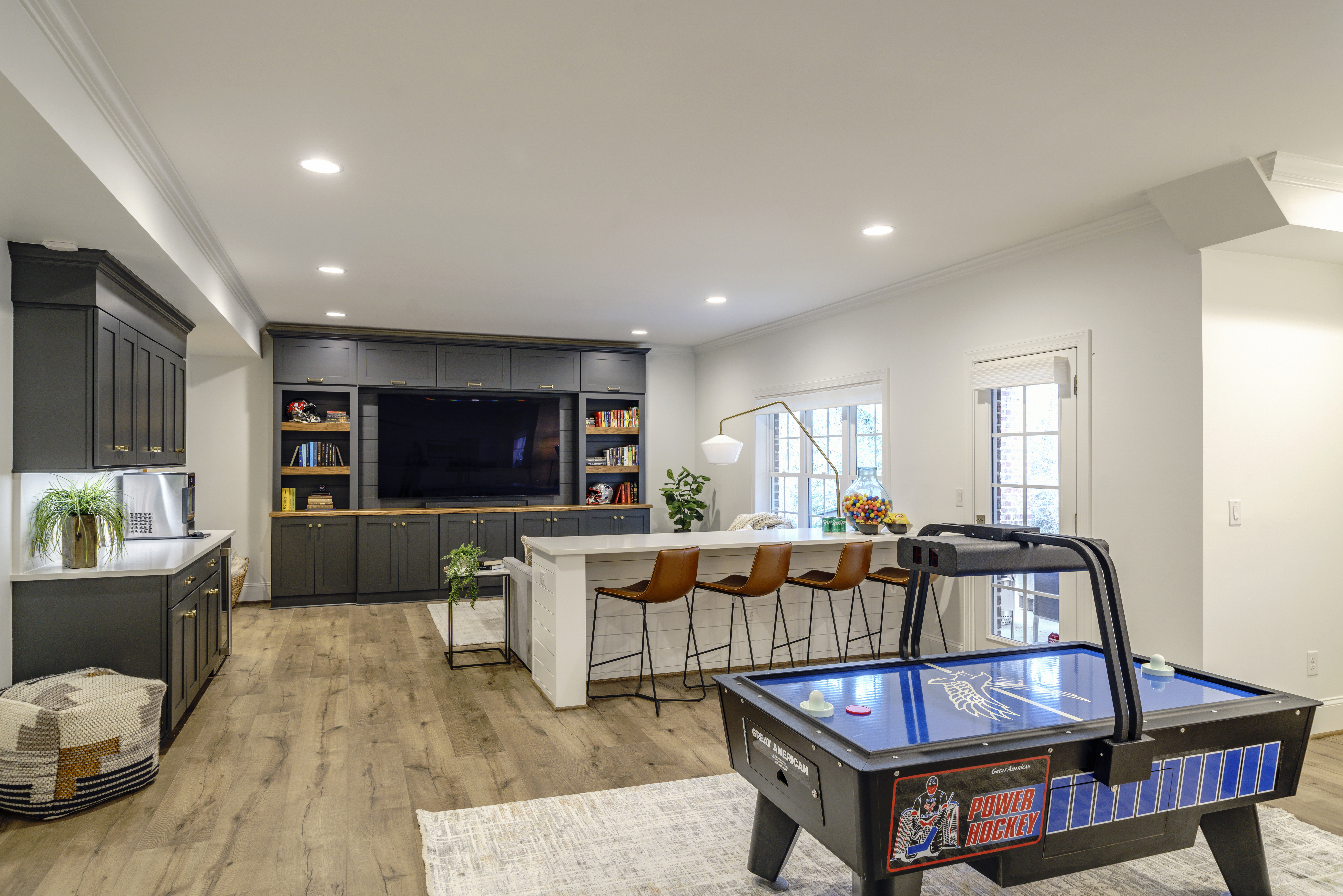 Basement remodeling, ICON Custom Builders, Winston Salem NC, basement remodeling near me, basement finishing contractors, finishing basement contractors, basement remodelers, basement finishing, sealing basement, basement completion cost