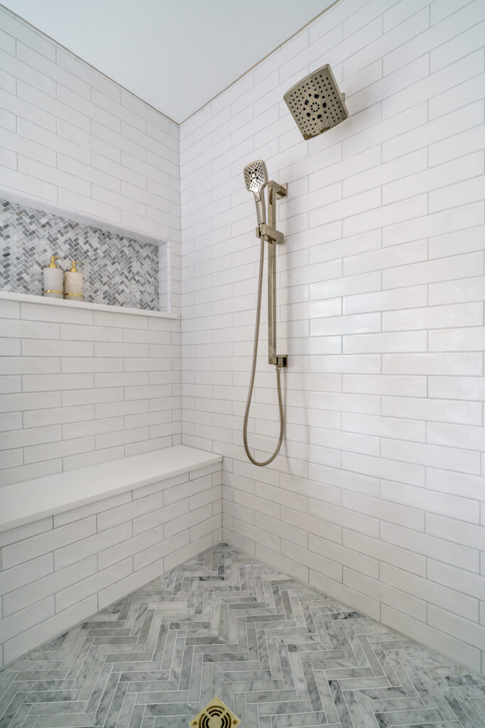 Home addition and primary bathroom ICON Custom Builders Winston-Salem NC