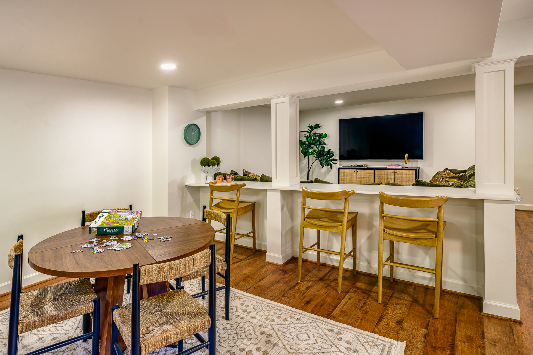 Basement remodeling ICON Custom Builders Winston-Salem NC
