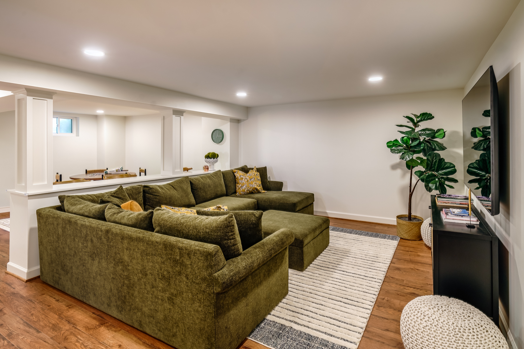Basement remodeling ICON Custom Builders Winston-Salem NC