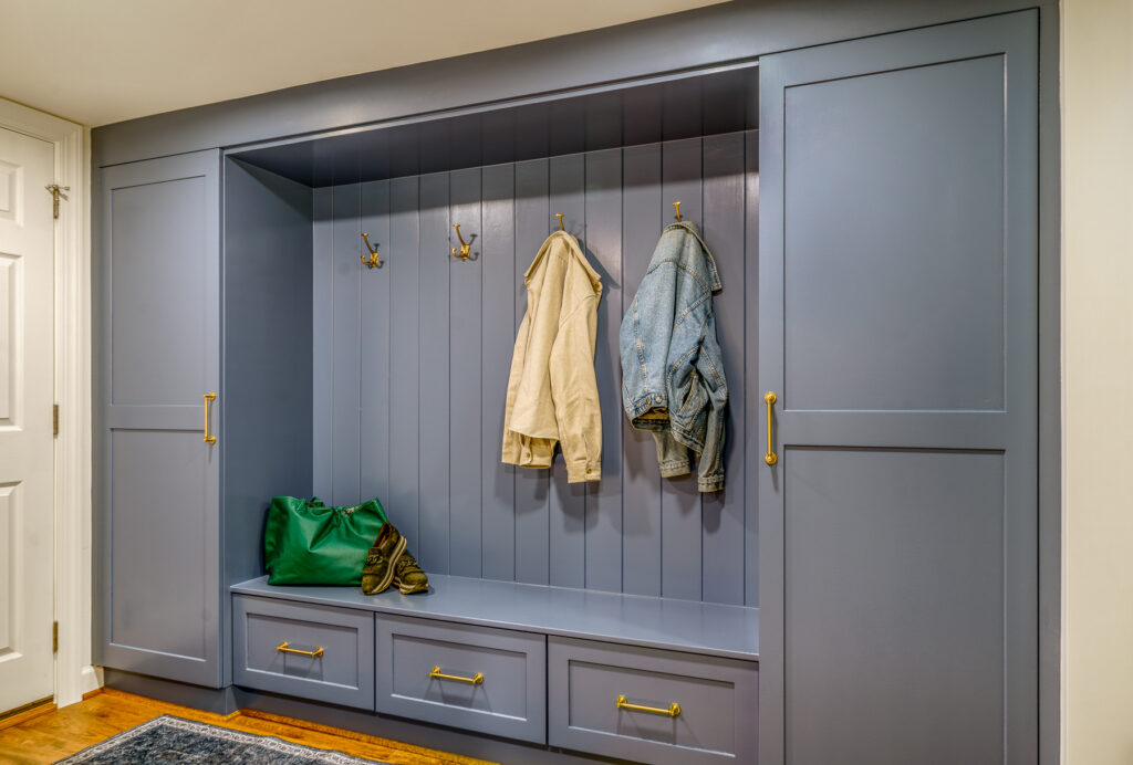 Mudroom remodeling ICON Custom Builders Winston-Salem NC