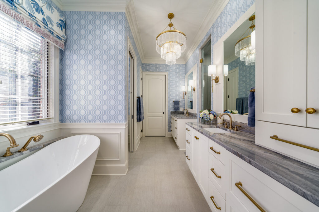 Modern bathroom renovation ICON Custom Builders Winston-Salem NC