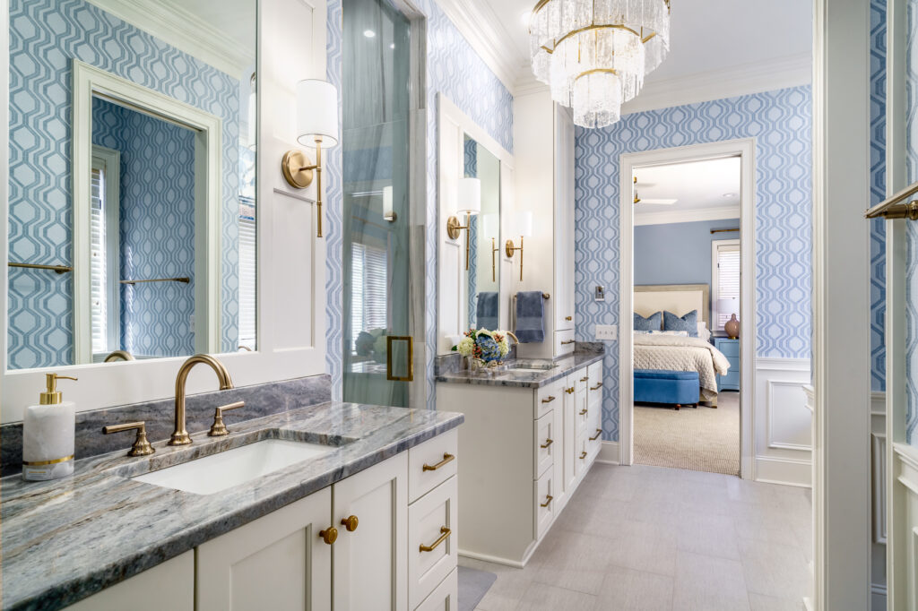 Modern bathroom renovation ICON Custom Builders Winston-Salem NC