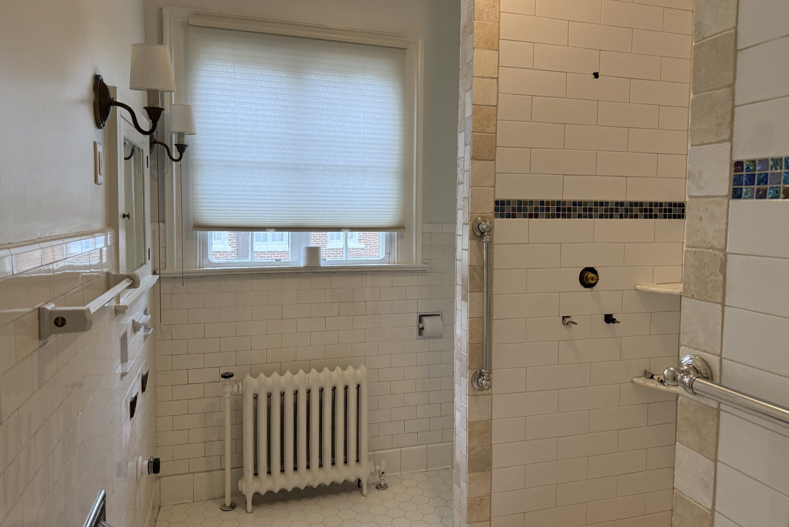 Historic West End Primary Bathroom Renovation ICON Custom Builders Winston-Salem NC