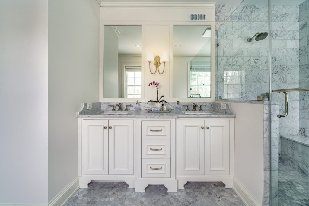 ICON Custom Builders primary bathroom renovation Winston-Salem NC Historic Chatham House