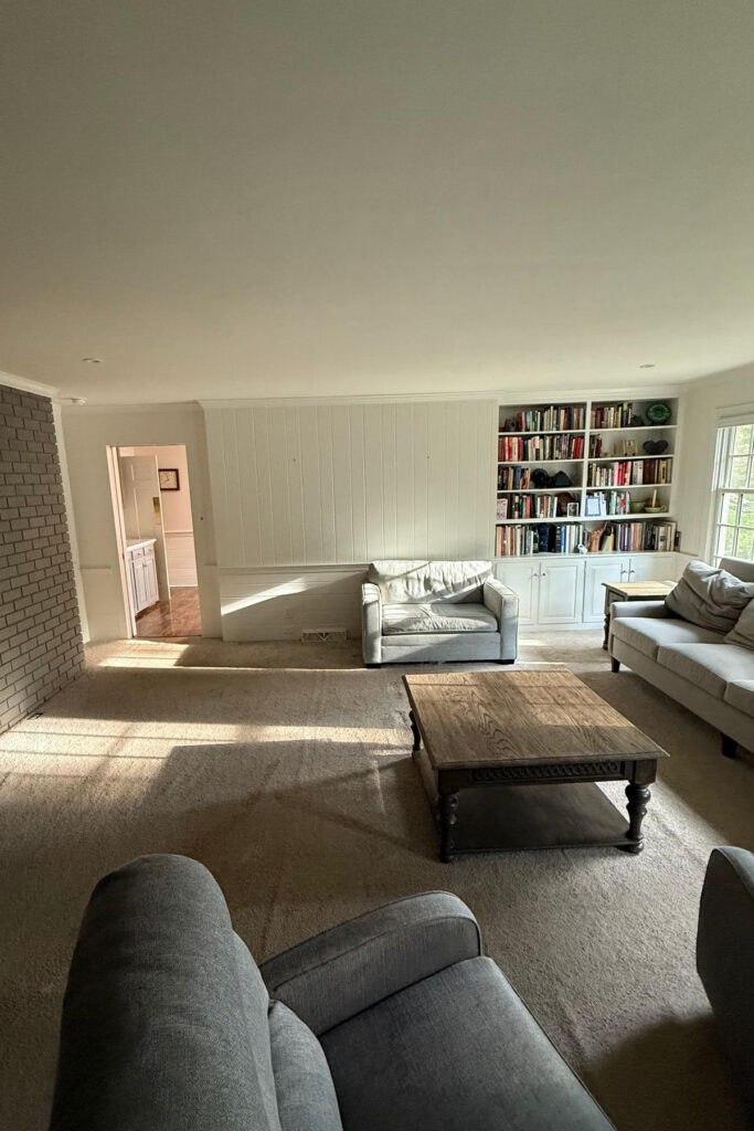 Before a mudroom renovation ICON Custom Builders Winston-Salem NC