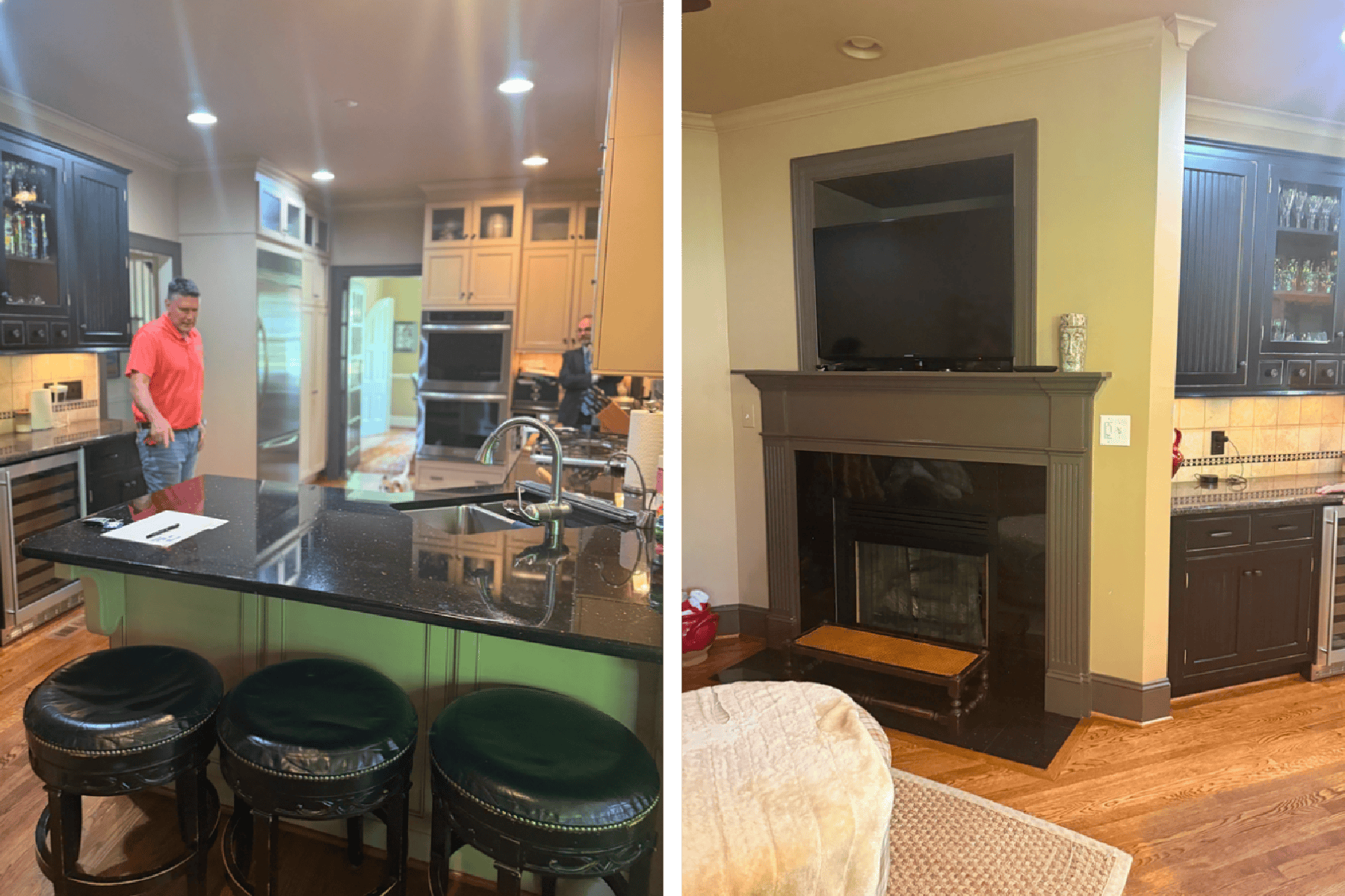 Before the kitchen renovation ICON Custom Builders Winston-Salem NC