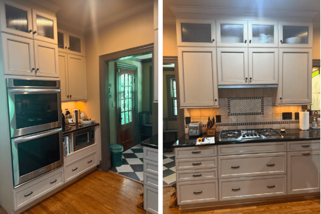 Before the kitchen renovation ICON Custom Builders Winston-Salem NC