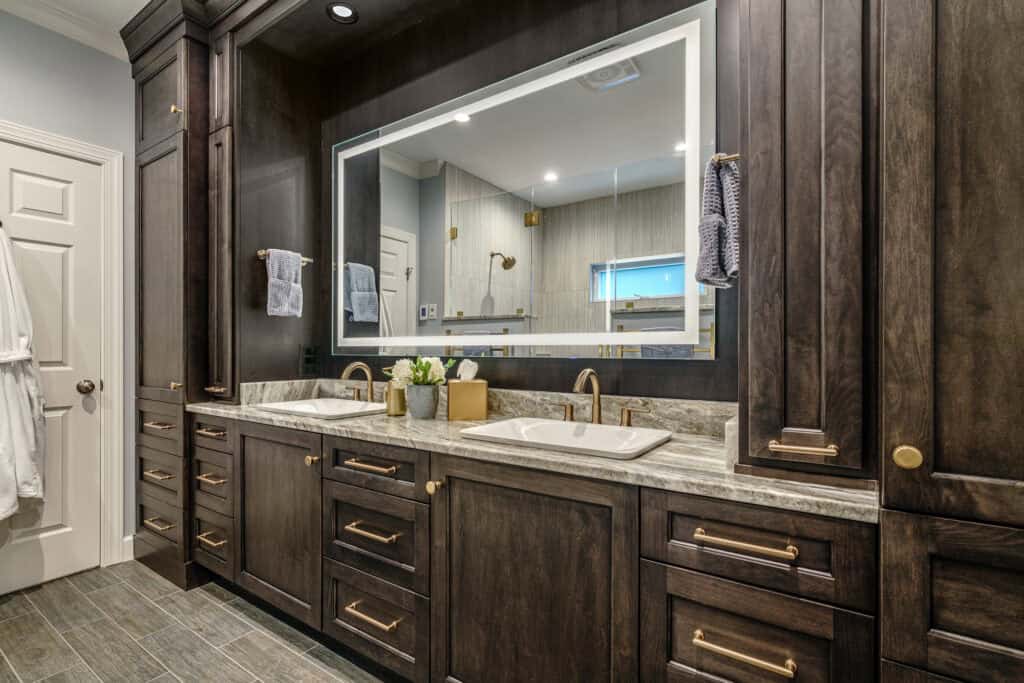 Primary bathroom renovation ICON Custom Builders Winston-Salem NC