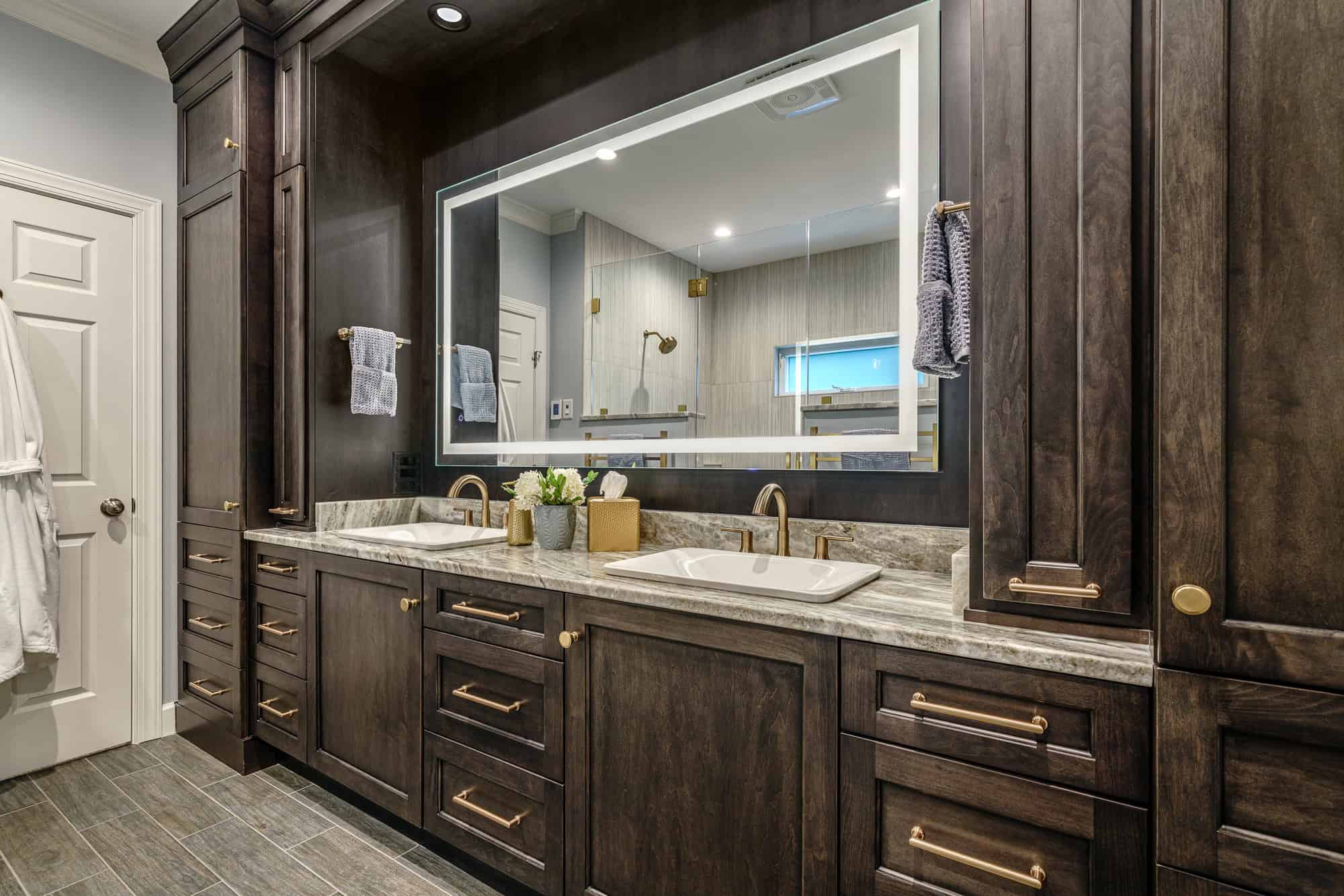 Primary bathroom renovation ICON Custom Builders Winston-Salem NC