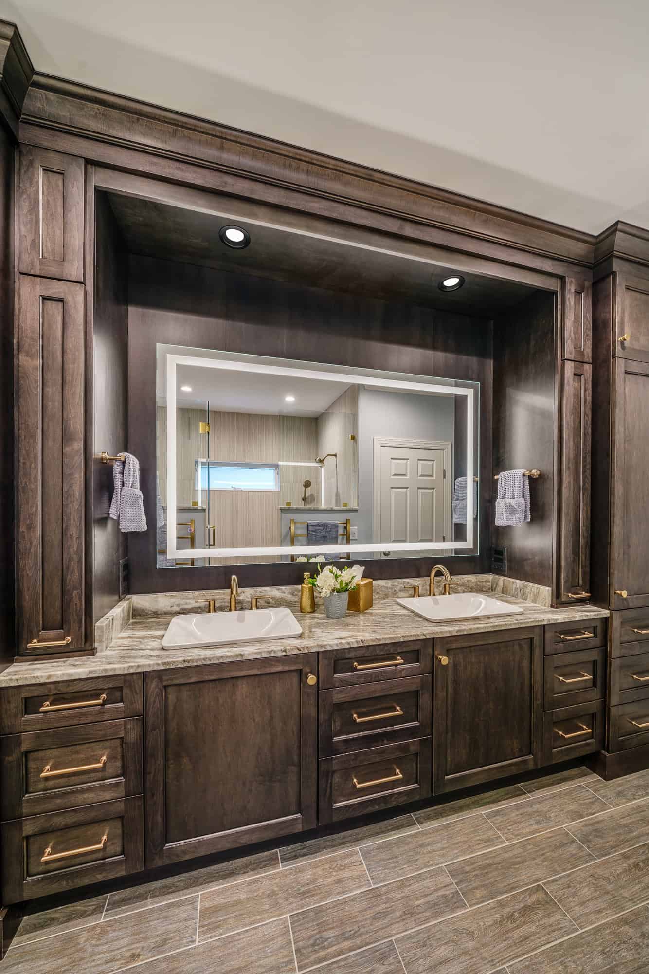 Primary bathroom renovation ICON Custom Builders Winston-Salem NC