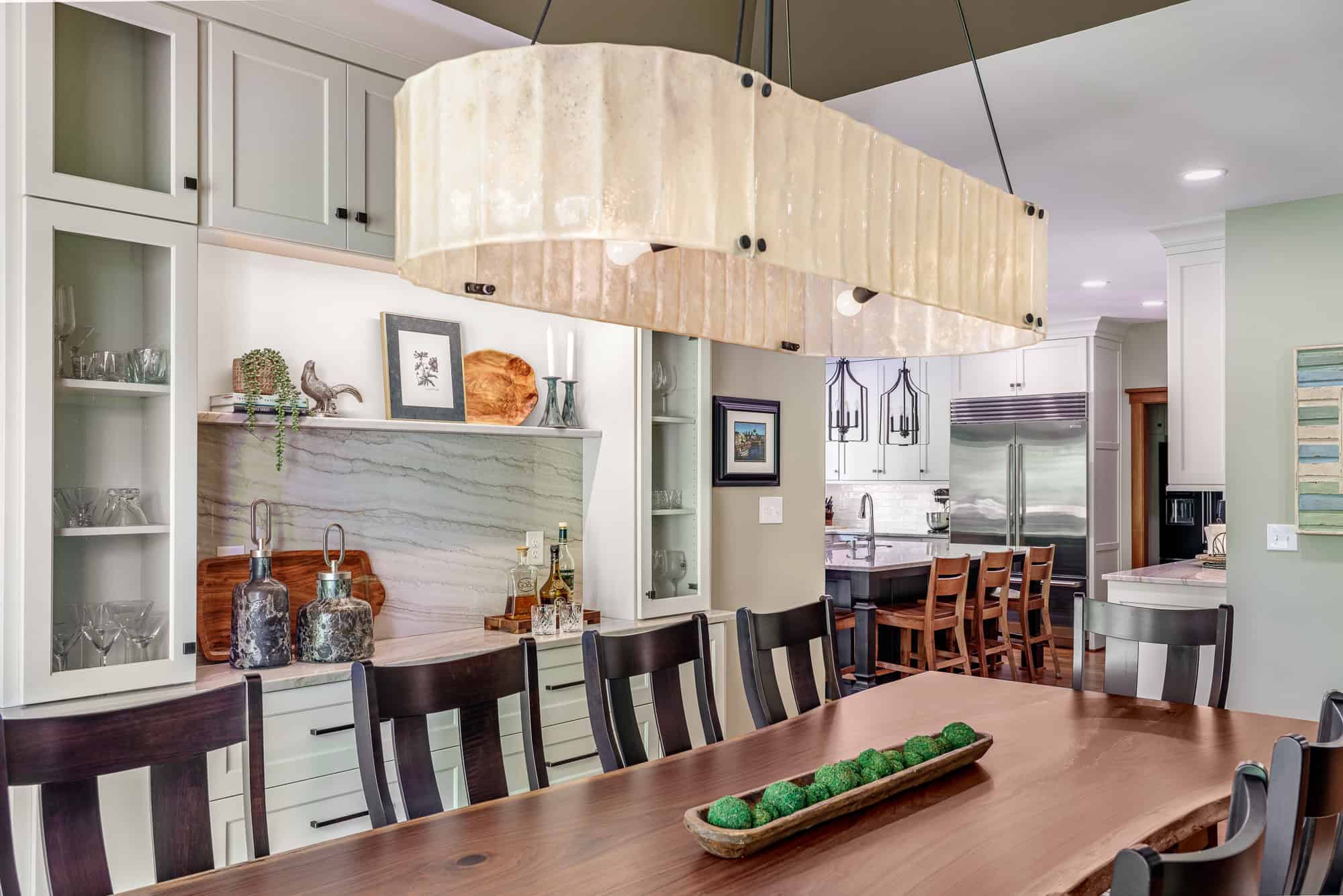 Dining room renovation ICON Custom Builders Lake James NC