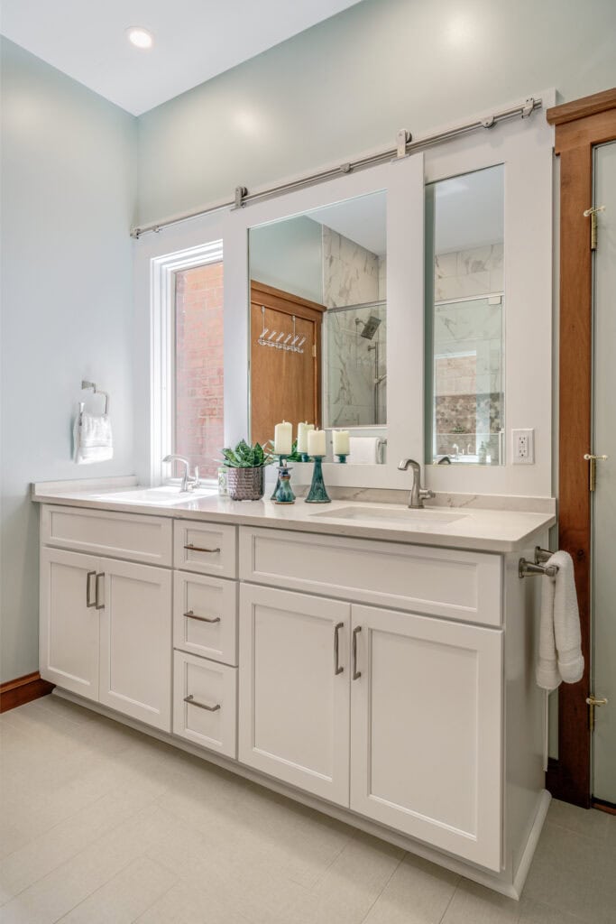 Bathroom renovation ICON Custom Builders Lake James NC