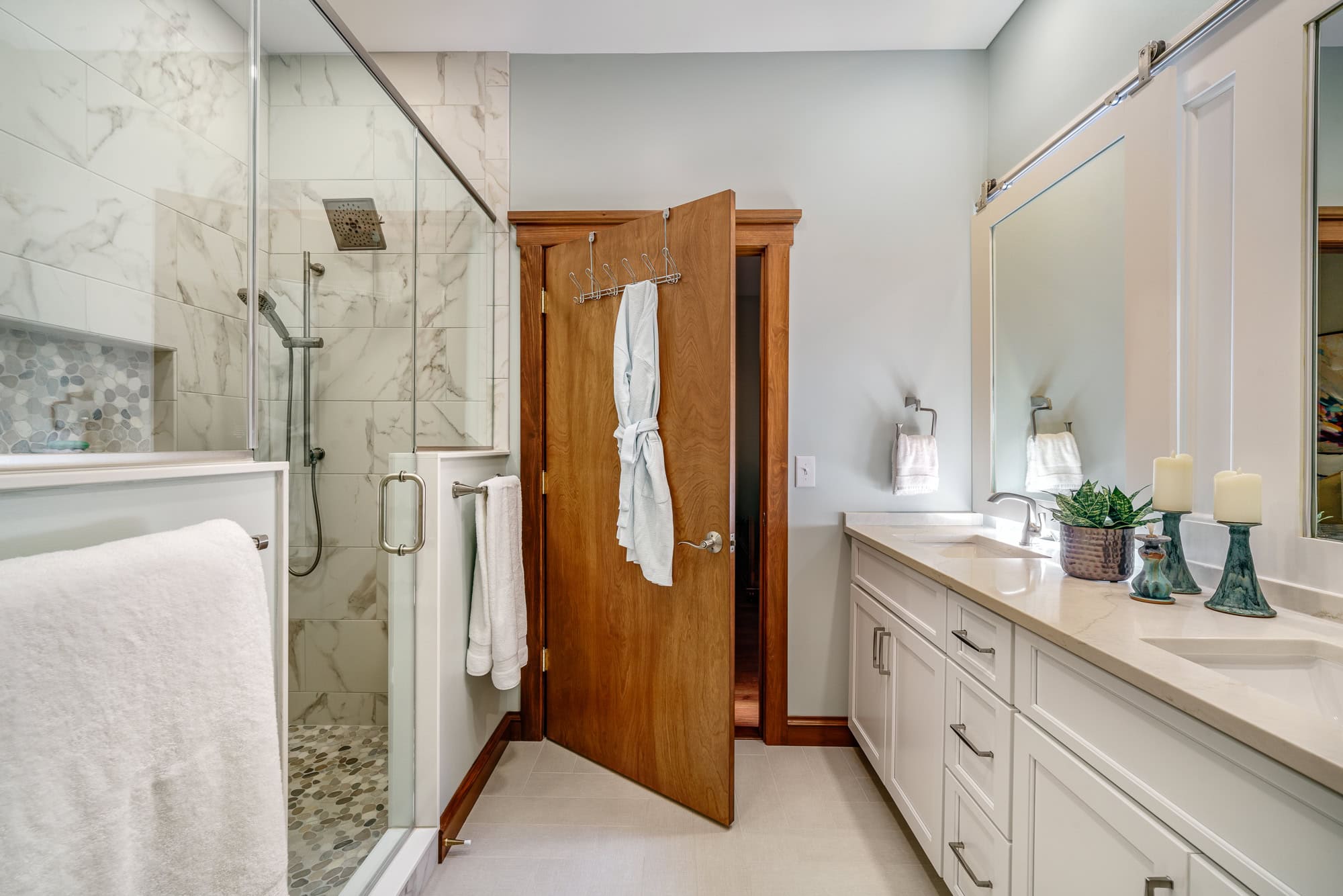 Bathroom renovation ICON Custom Builders Lake James NC